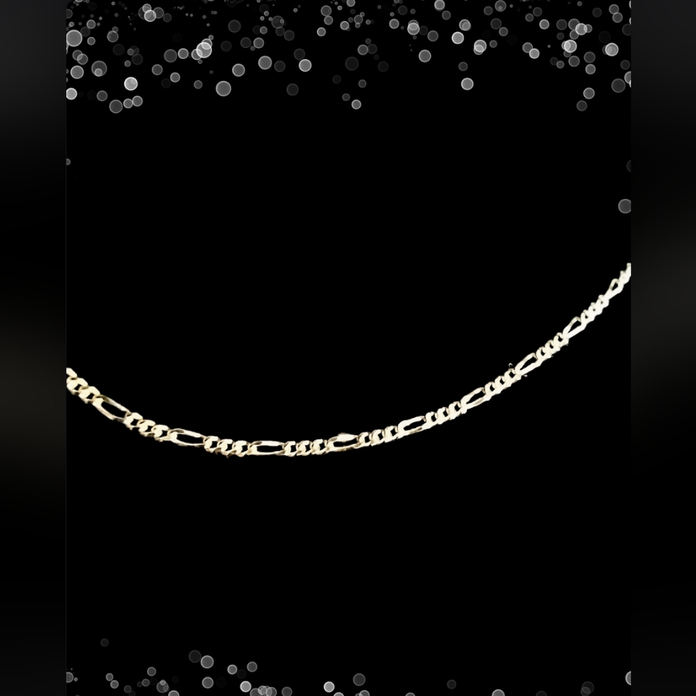 925 Sterling Silver Figaro Chain